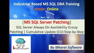 SQL Server Always On Servers Patching | Cumulative Update (CU) Step-by-Step in Hindi #sqldba