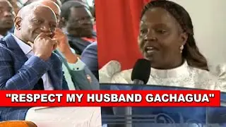 Listen to what Gachagua's wife Pastor Dorcas told Ruto face to face today in Church!🔥