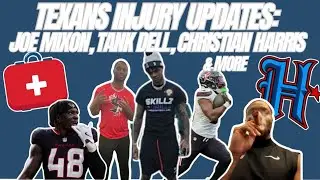 Texans injury updates for camp: Joe Mixon, Trent Brown, Christian Harris, Tank Dell, Jaylin Noel
