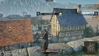 Conqueror's Blade - Defend Castle From Center from high ground - LongBow