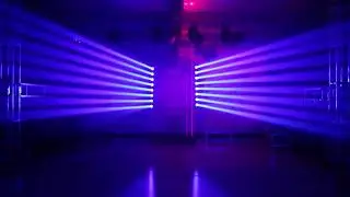 LED BAR Led Bar 8х12 Bт RGBW демонстрация