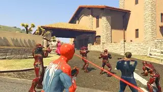 Marvel Avengers Super Hero ,  Team Spider Man vs Team Monster