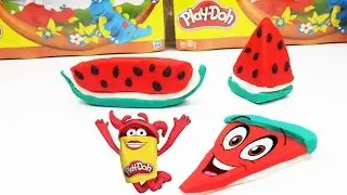🍉 Play Doh Watermelon Slices, Watermelon Pie and Cake Slices - Easy for Kids