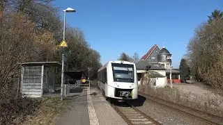 Die S7 in Solingen-Schaberg und Wuppertal