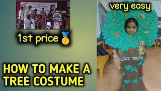 fancy dress first price | tree costume for fancy dress | easy | easy diy