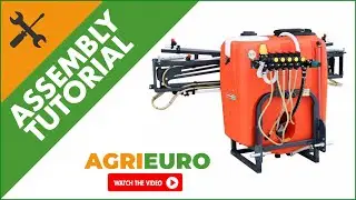 Dal Degan MANDA 300L Tractor Weeding Spraying Unit - 300L Tank - 10 m Rod - Assembly tutorial