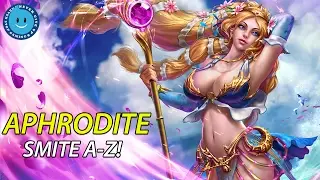 SMITE A-Z! Aphrodite Gameplay, Guide and Build! Damage Support (Raynday Style)