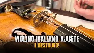 Italian Violin Adjustment and Restoration!