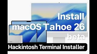 Installing macOS Tahoe Beta 4 via Terminal (Erase Disk & Fresh Install) Full version