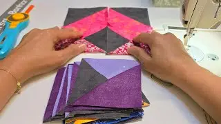 ✨️✨️JUST FABRIC SQUARE ✨️, beautifull, fast and easy to sew