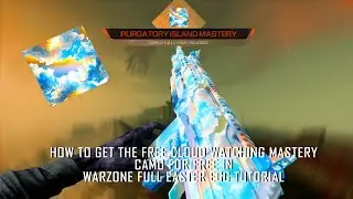 HOW TO GET THE FREE CLOUD WATCHING MASTERY CAMO IN WARZONE! (Haunting Event Full tutorial)
