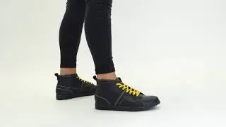 | Shuperb&trade; Blakeseys 1960 Unisex Leather Monkey Boots Black/Yellow