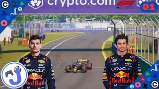 SAINZ CHEZ RED BULL - Carri&egrave;re Red Bull (Mod) F1 Manager 23 S04 #01