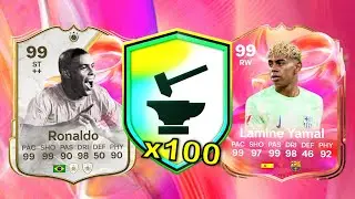 EA FC 25 Pack Opening 🔥100x FUTTIES Crafting Upgrade Rewards 