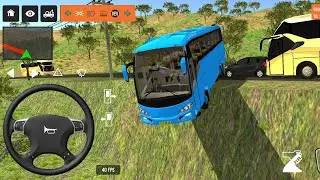 Euro Bus Driving Game Public Transportation 2024 -  Indonesia Bus Simulator Android Gameplay #1747
