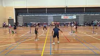 Chibi Barely Lethal vs UBS Simply Furious (XD2) - Badminton Veterans 2025 (Albury/Wodonga)