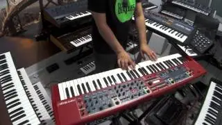 ROLAND JUNO-106 , VS , NORD STAGE 2 , WARM PAD