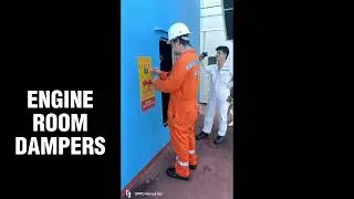 Weekly safety and emergency equipment test on onboard.