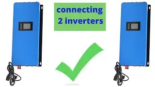 Connecting 2 2kW grid tie inverters with limiter in parallel. Power source - 23.5kWh LiFePo4 bank.