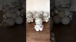 Birthday party balloon centerpieces #balloons #diy #tutorial #bobo #party #decoration #centerpieces