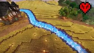 I Built an Animated River in Minecraft!
