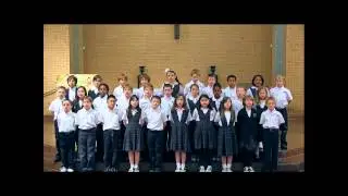 2014 SPS Third Grade sings school song for Catholic Schools Week