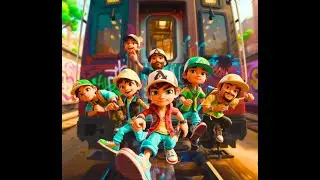 Subway Surfers VS Smash To Draw, Subway Surfers Cartoon Game, Gameplay Adventure Subway Run