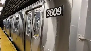 NYC Subway: New R211As 3605-3609 Being Transferred to Pitkin Yard for Testing (Second 3600 Set)