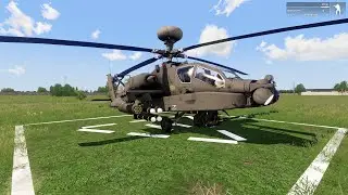 Arma 3 - AH-64D Official Project - вертолётный полигон