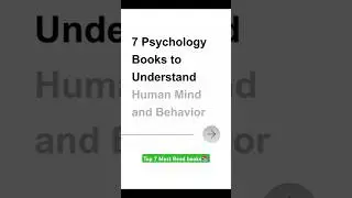 Must Read This 7 Psychology Books🧠 #psychology