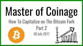 How To Capitalize on The Bitcoin Fork - Part 2 | 30 July 2017