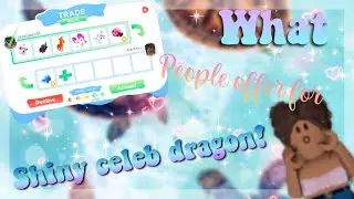What people offer for Shiny Celebration Dragon! | Roblox Overlook Bay