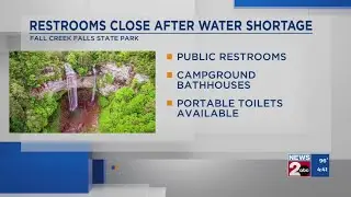 Restrooms close after water shortage in TN state park