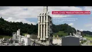 Drohnenflug &uuml;ber den Produktionsstandort Menznau
