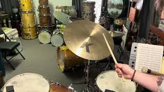 Zildjian K Custom Flat Top Ride 2200g #764