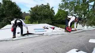 PROFESSIONAL ROOFING COMPANY WITH MILWAUKEE FUEL BATTERY NAIL GUNS #RELENTLESSROOFING