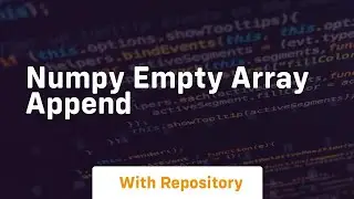 numpy empty array append