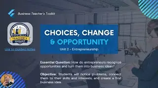 Unit 2 - Choices, Changes, and Opportunity - Entrepreneurship
