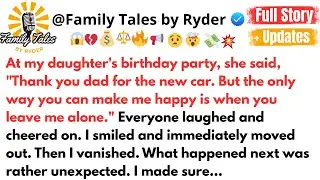 At my daughter's birthday party, she said, 