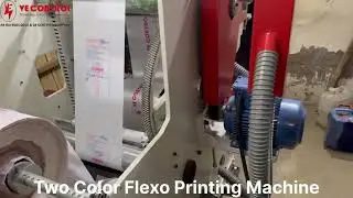Two color flexo printing machine - VE CONTROL