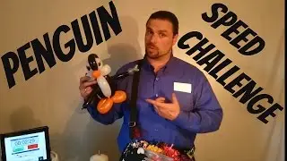 Penguin balloon speed challenge