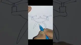 How to draw Drone  #youtubeshorts#viralshorts#trendingshorts#shortsfeed#trendingshorts#drawing#short