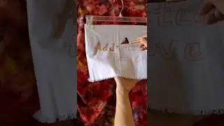 Painting Batik Dyeing Fabric #artprocess #addictedtolove #textileart #diycrafts