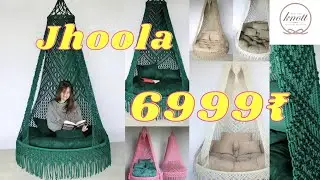Macrame swings |Macrame Swing Jhoola |Made IN India |Hammock।Aasif Kalchhina |The Top Knott। 6999₹।