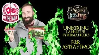 ASOIAF the miniatures game Lannister Pyromancer Unboxing