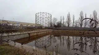 Albert Road Gas Holder, New Barnet, London, UK (11 January 2022)