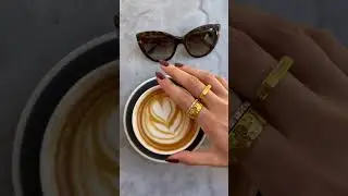 ✨🤍Timeless waterproof gold rings designed in Sweden with quality in mind. #goldjewelry #goldrings