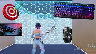 Fortnite 2v2 Piece Control😍 SteelSeries Apex Pro TKL ASMR💤