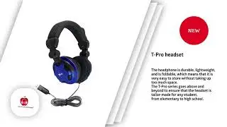 T-PRO School Headset with Noise-Cancelling Mic