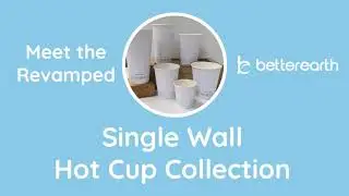 New Stock Single Wall Hot Cups